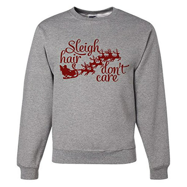 Custom Party Shop Babys Sleigh Hair Dont Care Christmas Hoodie 